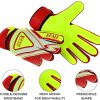 Soccer Goalie Goalkeeper Gloves for Kids Boys Children Football Gloves with Strong Grips Palms