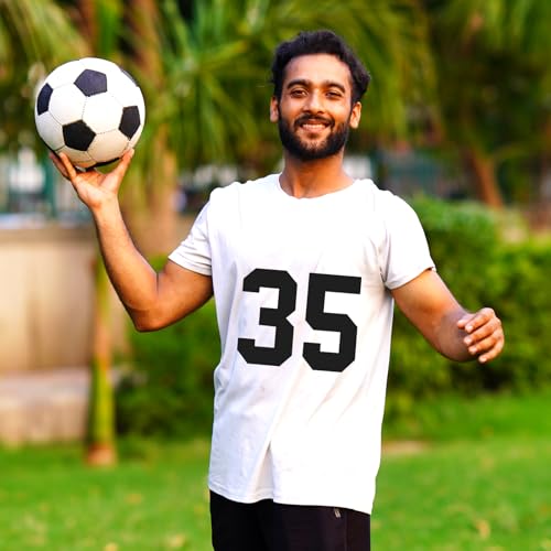 22PCS Iron on Numbers, 0-9 Jersey Numbers, Heat Transfer Number, Suitable for Sports T-Shirts and Team Uniforms, Suitable for