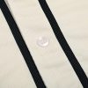DEHANER Plain Blank Baseball Jerseys for Men Women Adult Hip Hop Hipster Button Down Shirts Sports Uniforms Outfits