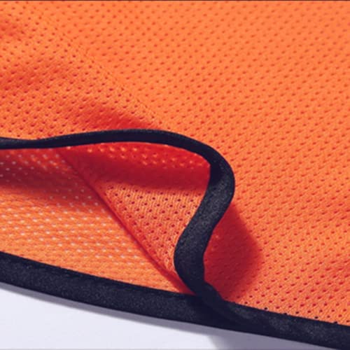Soccer Sports Team Practice Pinnies Scrimmage Training Mesh Vests with Number-12 pcs Pack