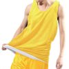 Men's Reversible Basketball Jersey Uniform Suit Blank Mensh Jersey Team Custom Basketball Shirts and Shorts