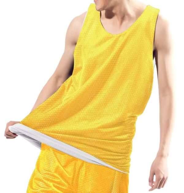 Men's Reversible Basketball Jersey Uniform Suit Blank Mensh Jersey Team Custom Basketball Shirts and Shorts